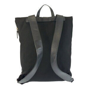 Gucci Line Sherry canvas backpack techno leather black